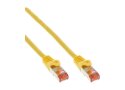 Network patch-cable S/FTP, Cat.6, 250MHz, yellow, 15,0m