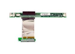 Flexible PCI-Express x4 riser-card for 19" IPC chassis
