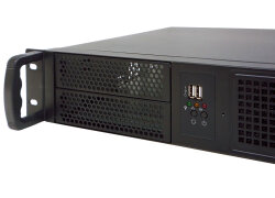 19" Server Gehäuse 2HE / 2U - IPC-C238 - nur 38cm kurz