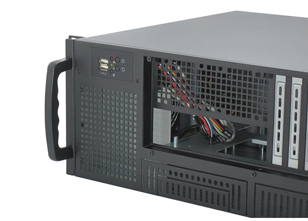 19" Server Gehäuse 4HE / 4U IPCE420 Frontaccess / 35,5cm