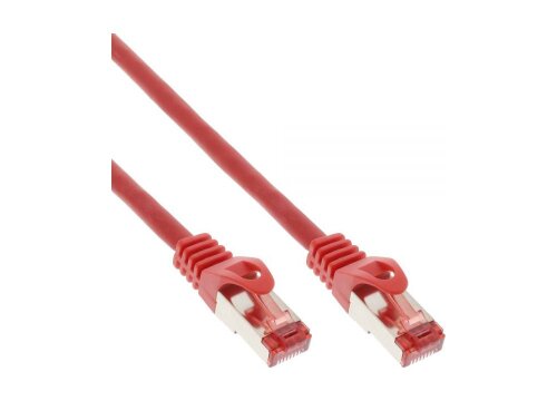 Network patch-cable S/FTP, Cat.6, 250MHz, red, 3,0m