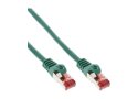 Network patch-cable S/FTP, Cat.6, 250MHz, green,15,0 m
