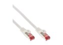 Network patch-cable S/FTP, Cat.6, 250MHz, white, 10,0m