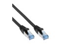 Network patch-cable S/FTP, PiMF, Cat.6A, RJ45, black, 3,0m 