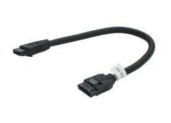 DeLOCK cable SATA 6 Gb/s, straight/straight round, 20cm