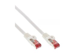 Network patch-cable S/FTP, Cat.6, 250MHz, white, 20m