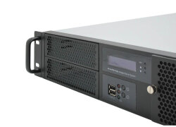 19" Server Gehäuse 2HE / 2U - IPC-G238 - nur 38cm kurz