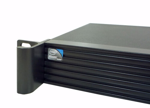 19" Mini Server 1HE kurz Emu A1FL - Atom, lüfterlos / fanless