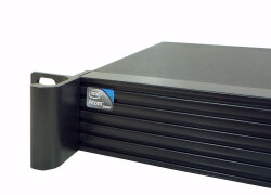 19-inch 1U server-system short Emu A1FL - Atom, mini ITX, fanless