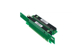 Set: Riser Karte PCI Express x16 PCIe mit Extender - 1HE