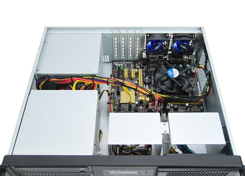19-inch 3U rack-mount server-system 'Taipan S1' - Core i3 i5, 38cm sh