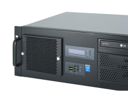 19-inch 4U rack-mount server-system Koala S8.1 - Core i3 i5 i7, Dual LAN, 38cm short