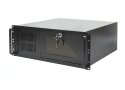 19" Server Gehäuse 4HE / 4U - ATX - 48cm tief -  schwarz