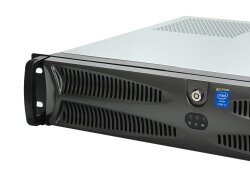 19-inch silent 2U rack-mount server-system Dingo S4 silent - Core i3 i5 i7, RAID, 38cm short