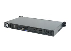 19" Mini Server 1HE kurz Emu A8 PRO - Quad-Core Celeron, Dual LAN
