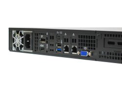 19-inch 1U server-system short Emu A8 PRO - quad-core Celeron, dual LAN