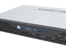 19-inch 1U server-system short Emu A1.1 - quad-core Celeron, mini ITX