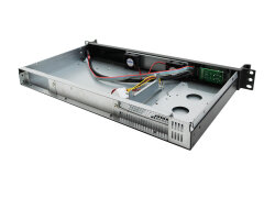 19" 1HE Server-Gehäuse 1U-K-126L / mini-ITX / 25cm kurz