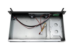 19" 1HE Server-Gehäuse 1U-K-126L / mini-ITX / 25cm kurz