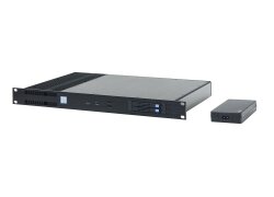 19" Mini Server 1HE kurz Emu S7-Q470 FL - i3 i5, i7, i9 Dual LAN, lüfterlos / fanless