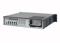 19" Server 2HE kurz Dingo S8-Q470 PRO - Core i3 i5, Quad LAN, RAID, 38cm