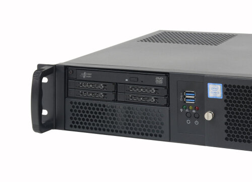 19-inch 2U rack-mount server-system Dingo S10-Q570 PRO - Core i3 i5 i7 i9, Dual LAN, 38cm short