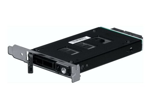 2,5 Zoll HDD/SSD Wechselrahmen N-17SS-P für PCI/PCIe Slotblende / abschließbar