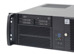 19-inch 3U rack-mount server-system Taipan S10-Q570 PRO - Core i3 i5 i7 i9, Dual LAN, 38cm short