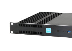 19-inch 1U server-system short Emu S6-H610 FL - Core i3 i5 i7 i9, dual LAN, fanless