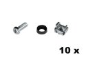 Universal screw kit for 19" rack-mounted chassis and cabinets