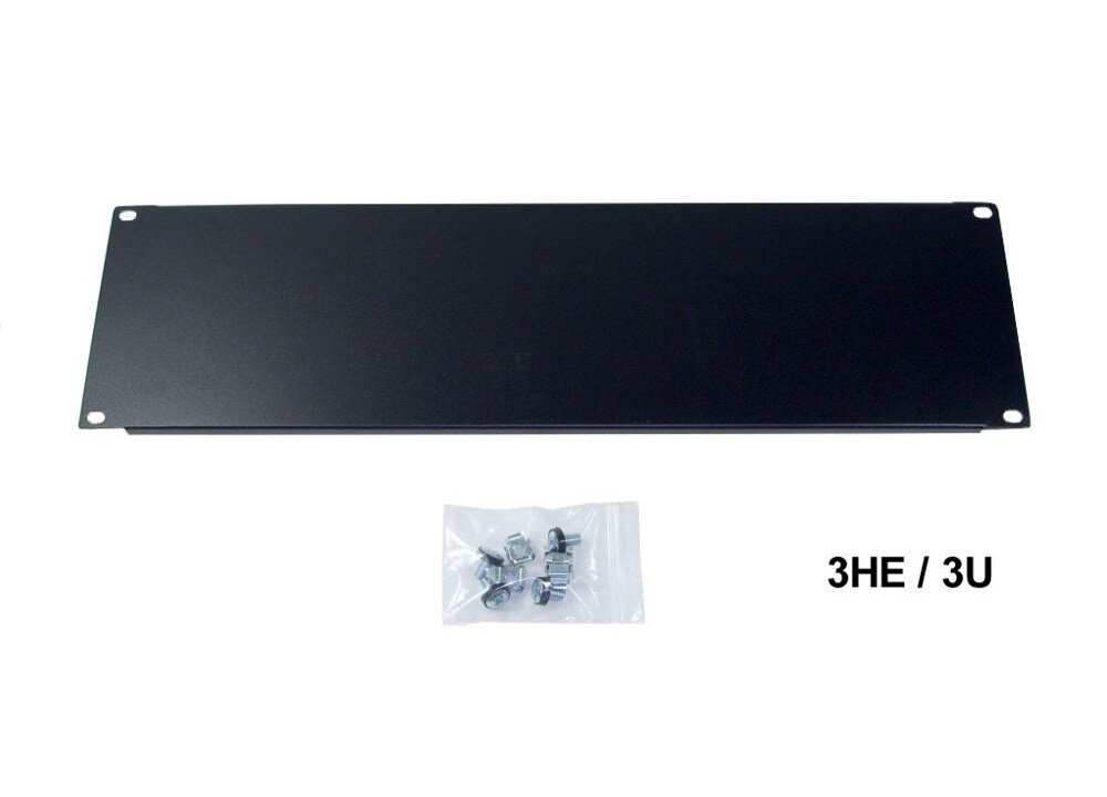 3U universal blind cover panel for 19