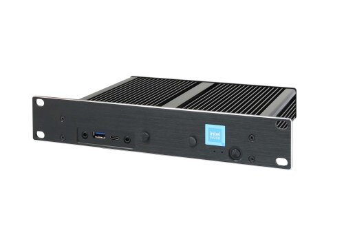 10" mini IPC system 1U ultra-short Emu UX1-N100 Fanless - quad-core intel N100