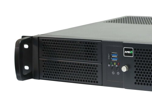 19" IPC-System 2HE kurz Dingo SB1-B550 D4 - AMD Ryzen 3/5/7, DDR4, 38cm