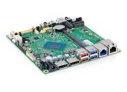 19" Mini IPC System 1HE ultrakurz Emu X2-N200T Fanless Komfort - Quad-Core intel N200