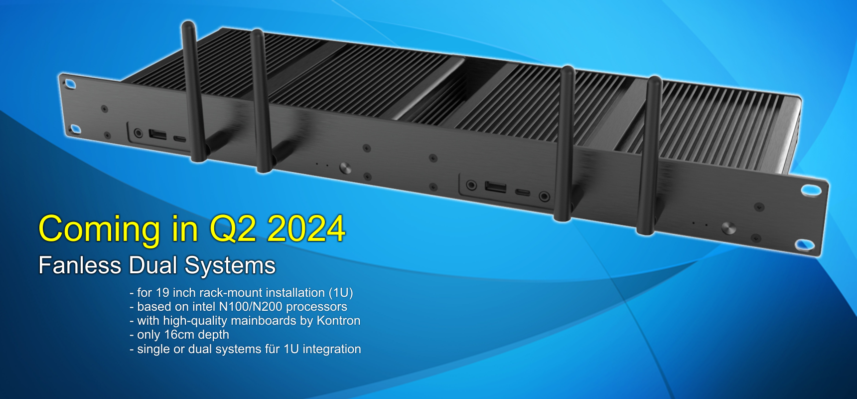 New fanless systems coming in 2024